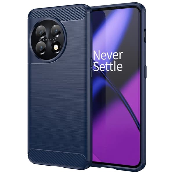 Carbon Flex Etui OnePlus 11 - Blå