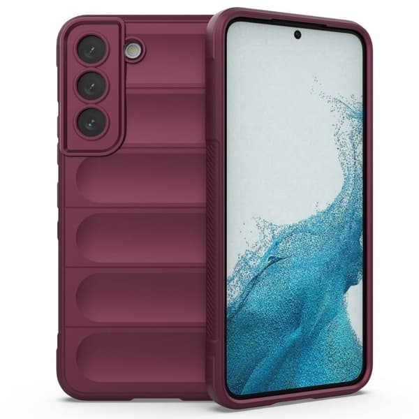 Blødt grebsformet cover til Samsung Galaxy S22 - Rød