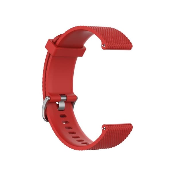 Garmin Vivoactive 4 silikone tekstureret Urrem - Rød