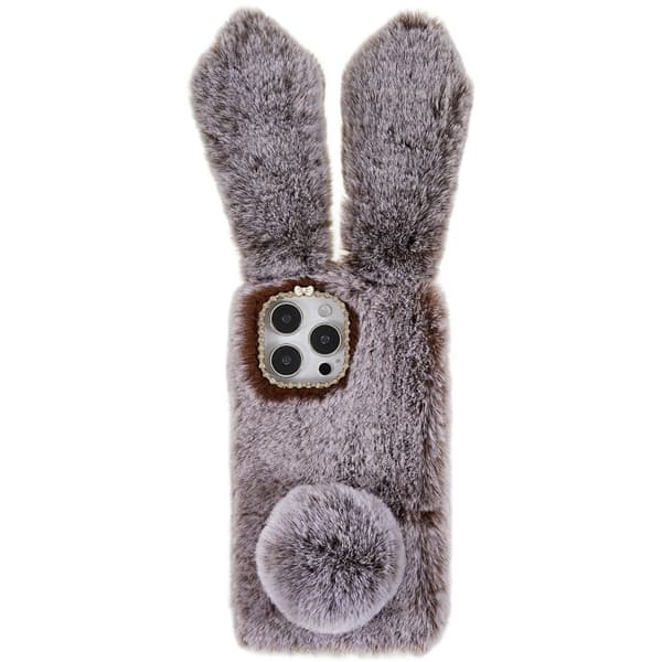 Bunny iPhone 14 Pro Deksel - Brun