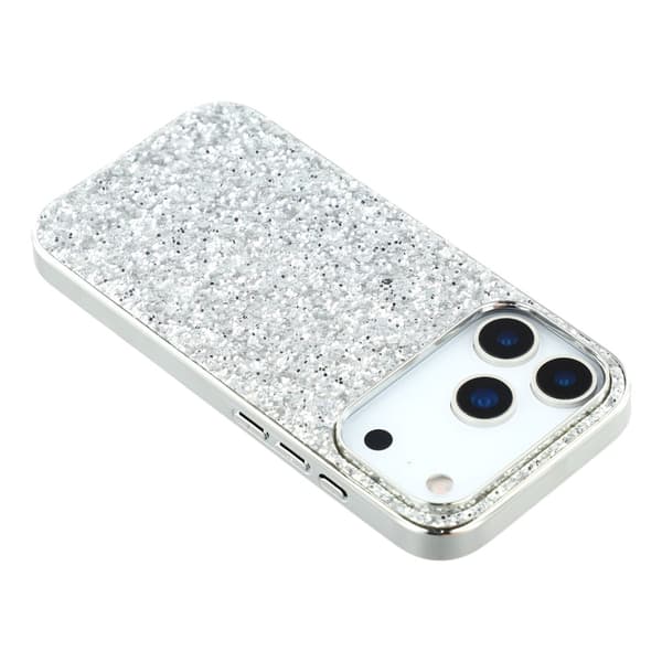 Glitter iPhone 17 Pro Max cover - Sølv