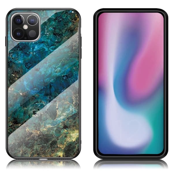 Fantasy Marble iPhone 12 Pro Max kuoret - Smaragdi