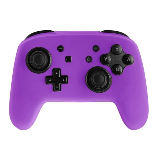 Nintendo Switch Pro Controller Silicone Case Anti Drop Handheld Game Console stødsikkert Cover - Lilla