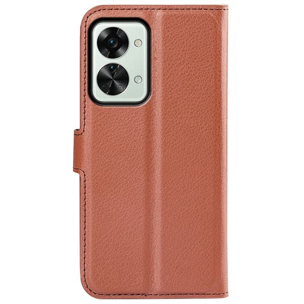 Classic OnePlus Nord 2T flip etui - Brun