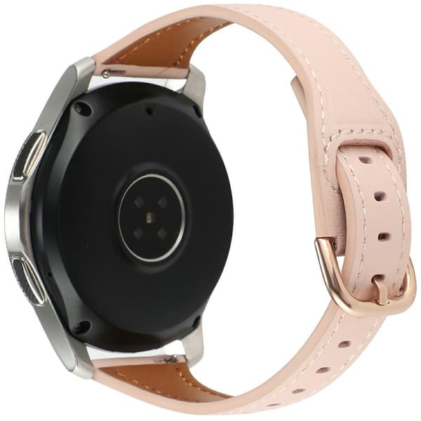 20 mm klokkerem - Rosa + Spenne I Roségull