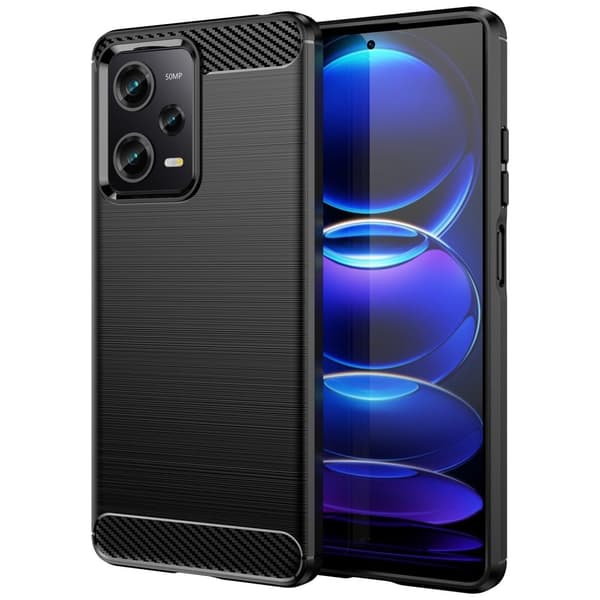Carbon Flex Etui Xiaomi Redmi Note 12 Pro - Svart