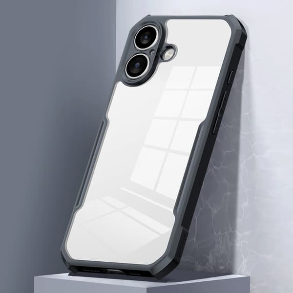 iPhone 17 holdbart akryl cover - Gennemsigtig