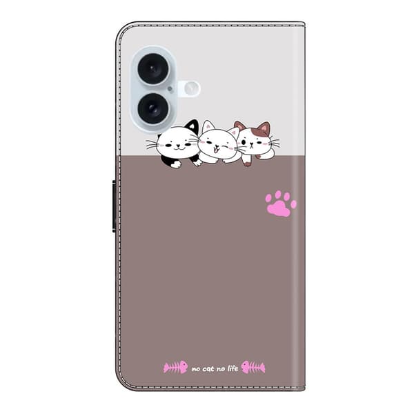 Wonderland iPhone 17 flip etui - Katte