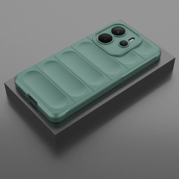 Mjukt greppformat Xiaomi Redmi Note 14 4G skal - Grön