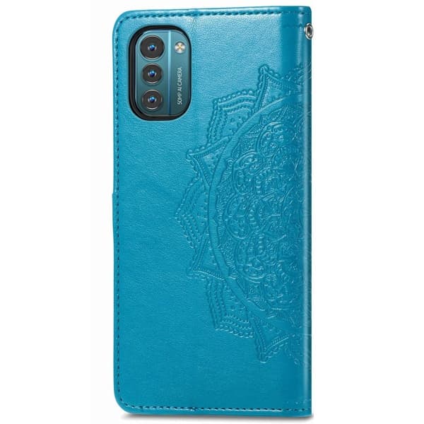 Mandala Nokia G11 / G21 Läppäkotelo - Sininen