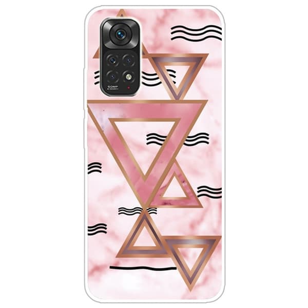 Marble Xiaomi Redmi Note 11 Pro 5G Etui - Rose Colored Trekanter