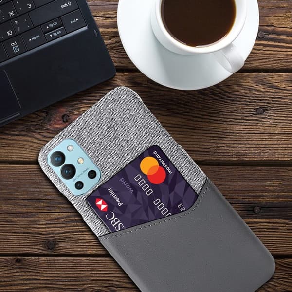 Bofink OnePlus 9R Card Deksel - Grå