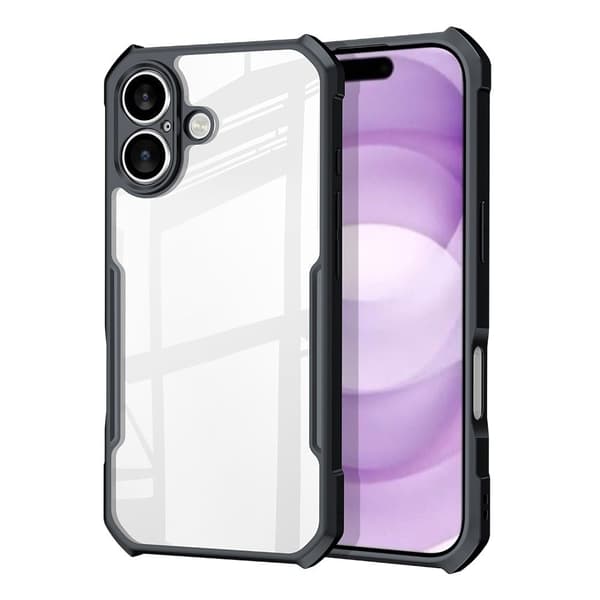 iPhone 17 slitesterkt akryldeksel - Transparent
