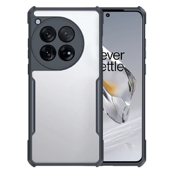 Støtsikkert hybriddeksel for OnePlus 12 - Transparent