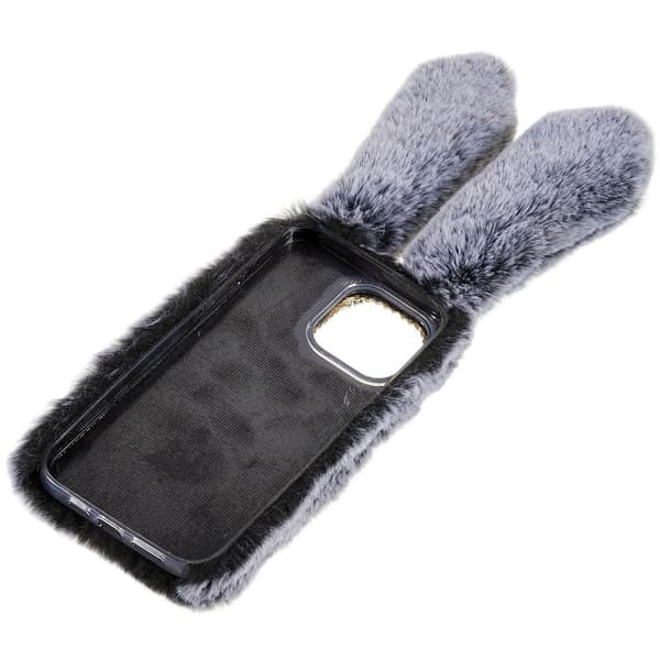 Bunny iPhone 14 Pro Max Suojakuori - Tummanharmaa