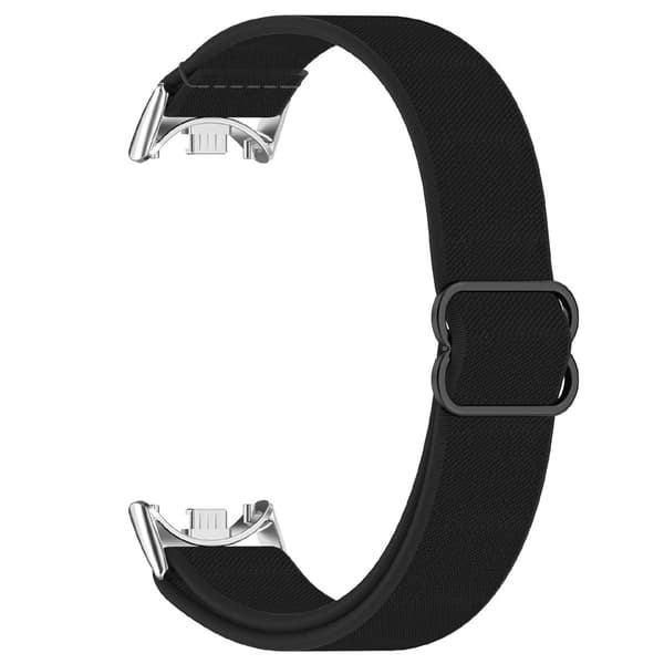 Urrem Xiaomi Smart Band 10 / 9 / 8 Elastisk vævet nylon håndledsrem - Sort