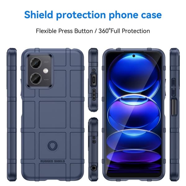 Rugged Shield Xiaomi Redmi Note 12 skal - Blå