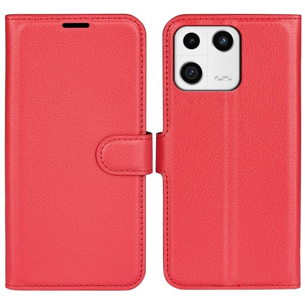 Klassisk Xiaomi 13 Flip Etui - Rød