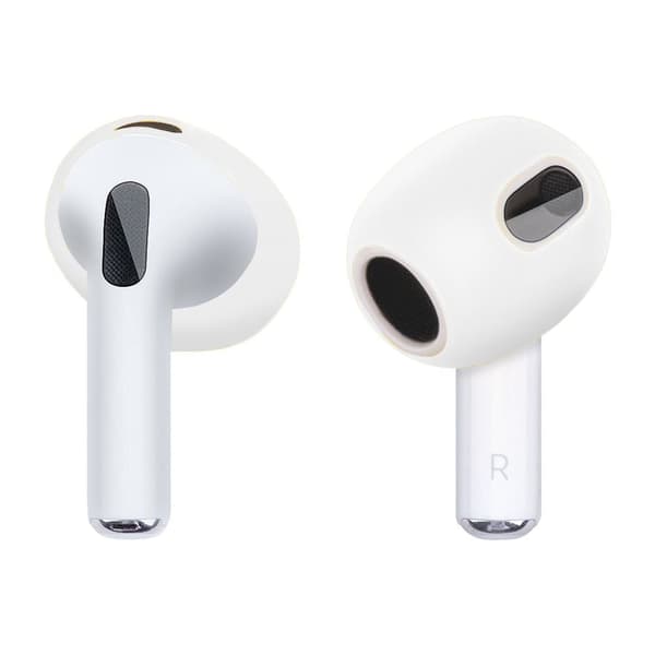1 par AirPods 3 silikoneovertræk - Hvid