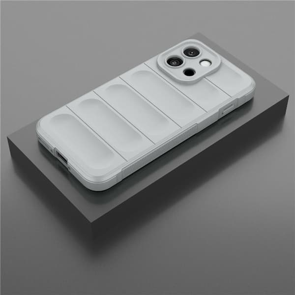 Mjukt greppformat OnePlus 13T skal - Ljusgrå