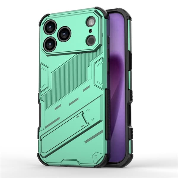 Stötsäkert iPhone 17 Pro skal med modernt utseende - Grön