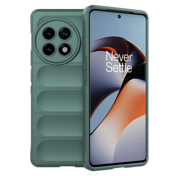 Mjukt greppformat OnePlus 11R / OnePlus Ace 2 skal - Grön