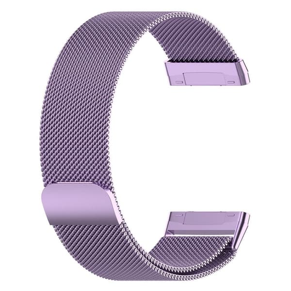 Fitbit Sense 2 / Versa 4 milanesisk urrem i rustfrit stål - Lyslilla Størrelse: S