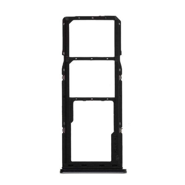 Samsung Galaxy A70 OEM sim / micro SD-kortin lokeron pidike - Musta