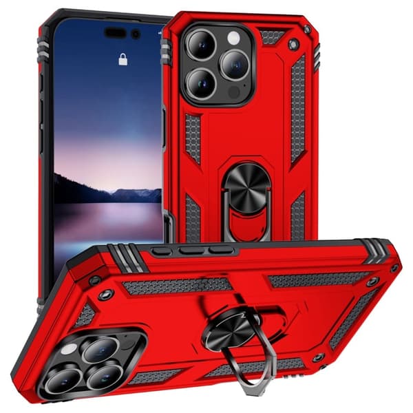Bofink Combat iPhone 16 Pro deksel - Rød