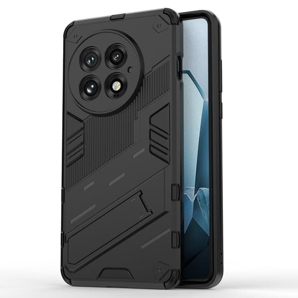 Stødsikkert moderne OnePlus 13 hybridcover - Sort