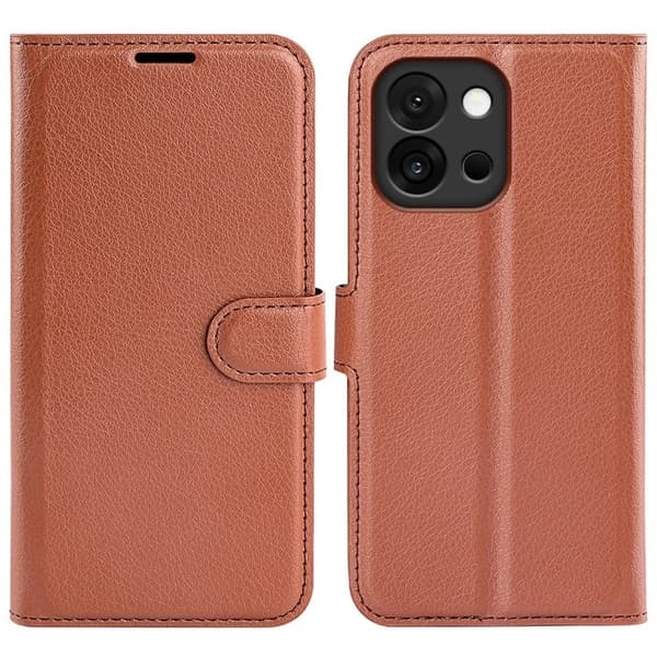 Classic OnePlus 13T flip etui - Brun