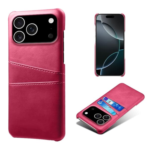Dual Card iPhone 17 Pro deksel - Rose