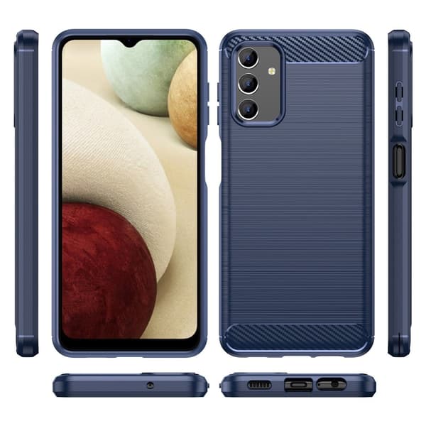 Carbon Flex Etui Samsung Galaxy A13 5G - Blå