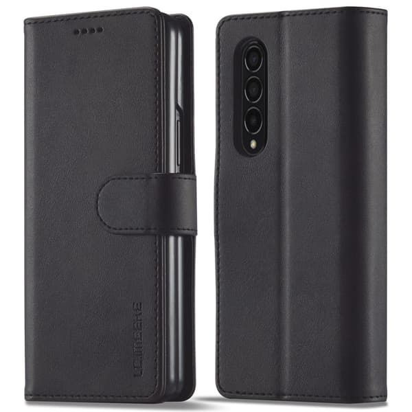 LC.IMEEKE Samsung Galaxy Z Fold3 5G flip etui - Sort