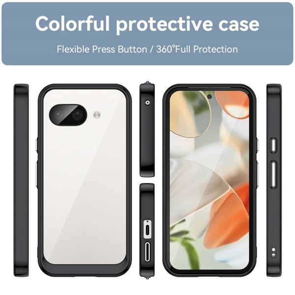 Google Pixel 9a smart akryl cover - Sort