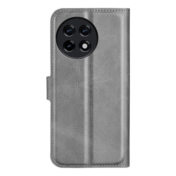Læretui med Lommebok til OnePlus 11R / Ace 2 - Grå