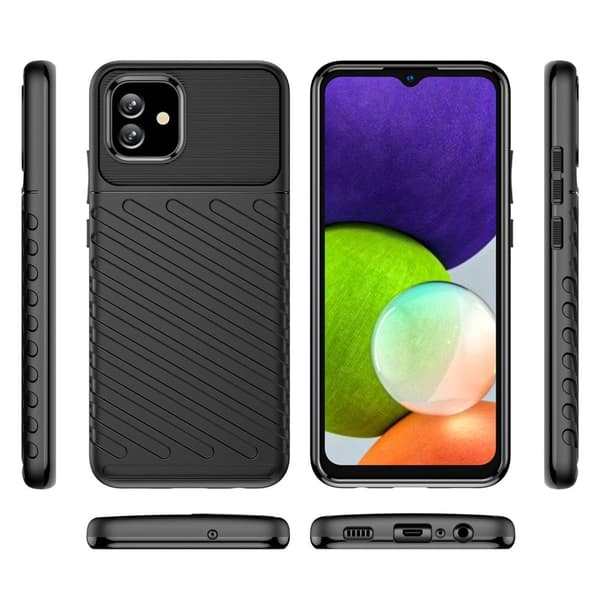 Thunder Samsung Galaxy A04e Etui - Sort