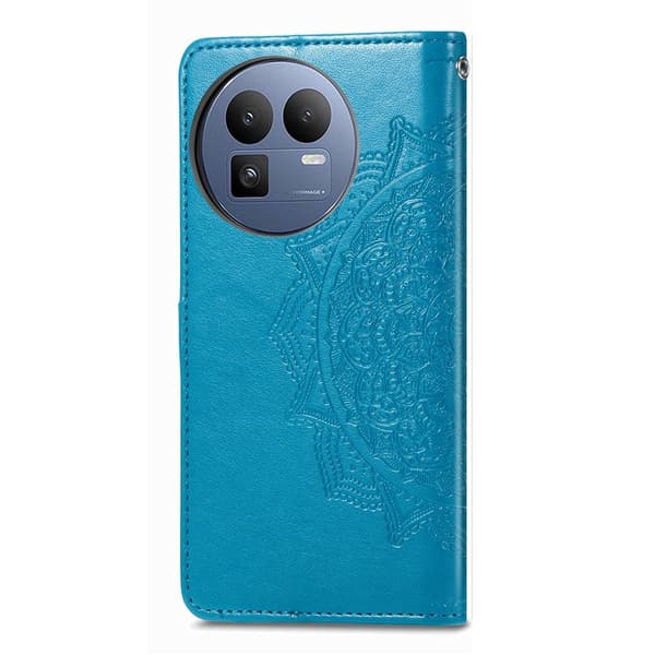 Mandala Realme GT 8 læderetui - Blå