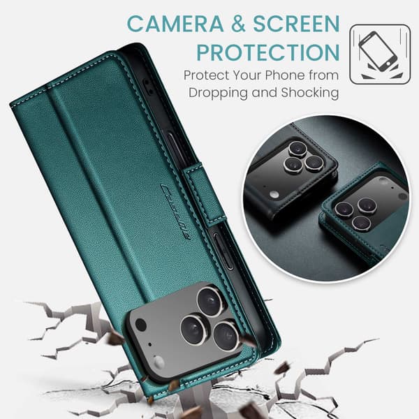 CaseMe iPhone 17 Pro Max sileä kotelo - Vihreä