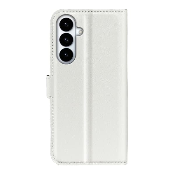 Klassisk Samsung Galaxy S26 Plus flip etui - Hvid