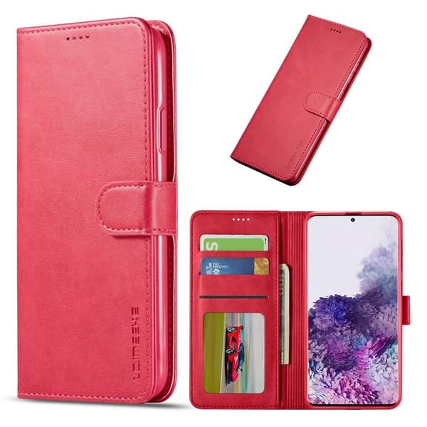 LC.IMEEKE Samsung Galaxy A51 flip etui - Rose