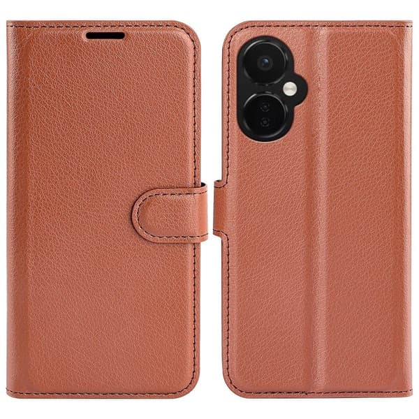 Klassisk OnePlus Nord CE 3 Flip Etui - Brun