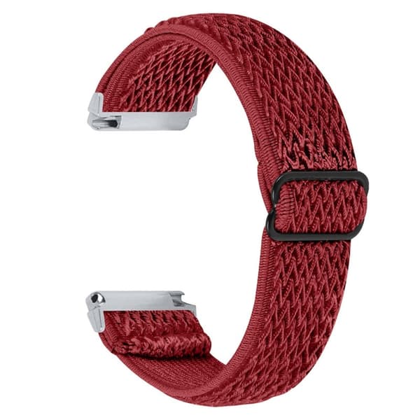 Fitbit Versa 2 / Versa Lite joustava kellonhihna säädettävällä soljella - Punainen