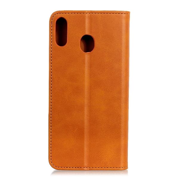 Samsung Galaxy A40 split lædercover - brun