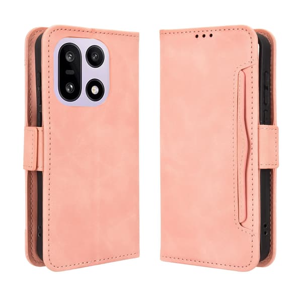 Modernt OnePlus 15 fodral med plånbok - Rosa
