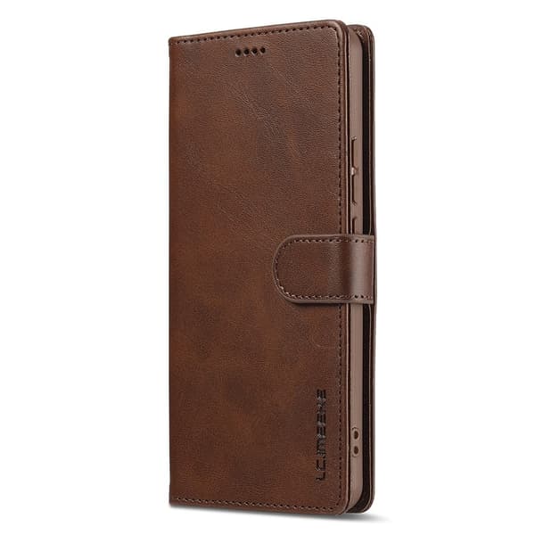 LC.Imeeke läder Xiaomi Redmi Note 14 4G fodral - Brun