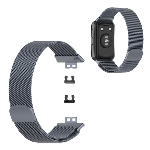 Huawei Watch Fit urrem i rustfritt stål - Grå