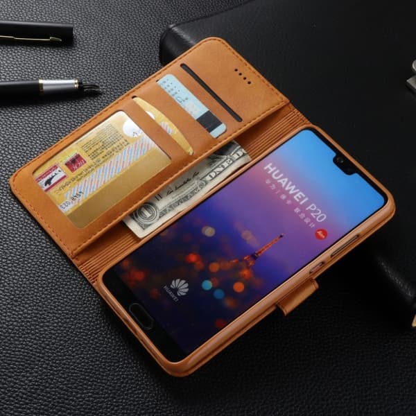 Lc.Imeeke Huawei P20 Pro Skinnetui - Brun
