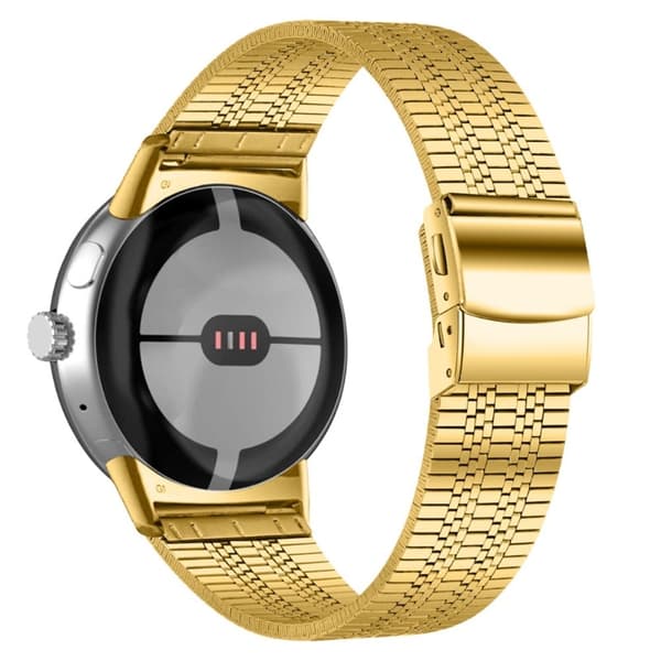 Google Pixel Watch 5 perler urrem i rustfrit stål - Guld