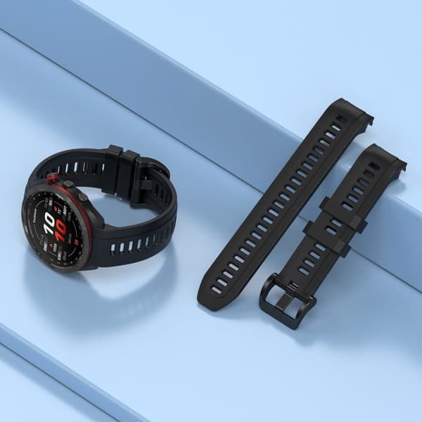 Garmin Approach S70 (47 mm) silikonrem - Hvit